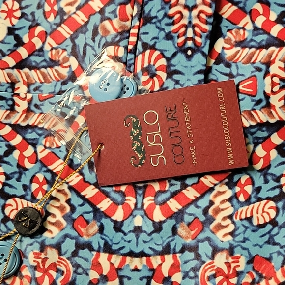 Suslo Couture Holiday Sports Coat sz M-40 - Picture 2 of 5